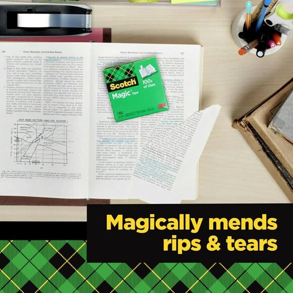 Magic Tape, Invisible, Home Office Supplies and Back to School Supplies for Coll - Picture 6 of 14